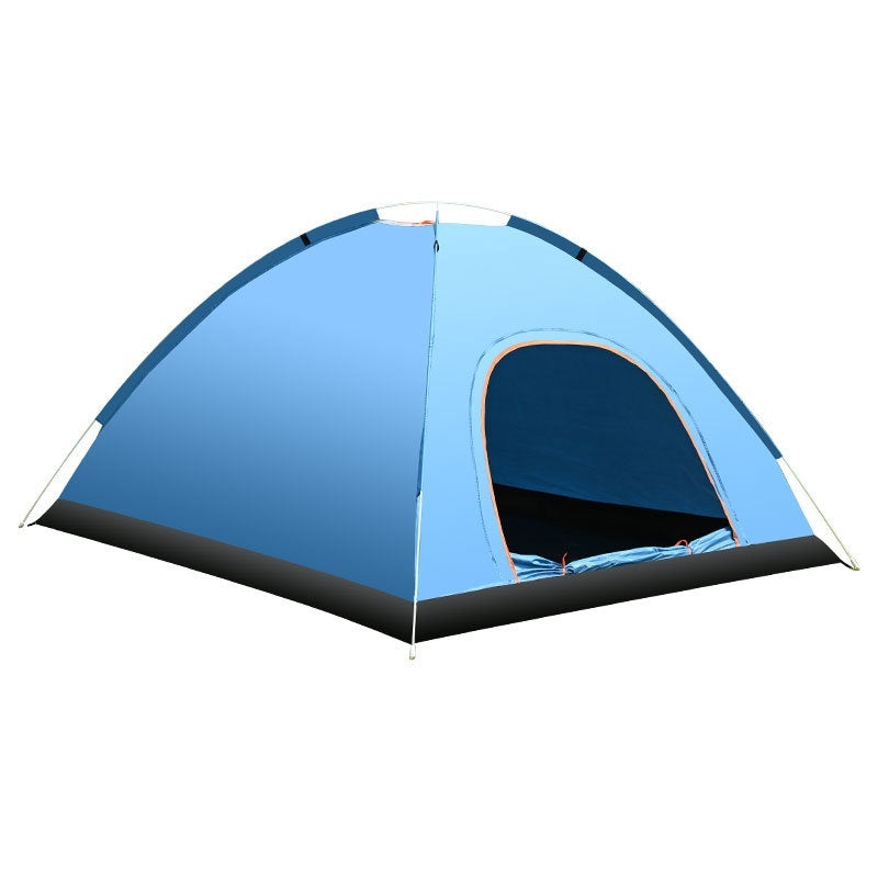 Outdoor Camping Fully Automatic Portable Folding Camping Tent 3-4 Person Beach Tent Quick Opening Two Person Camping Set