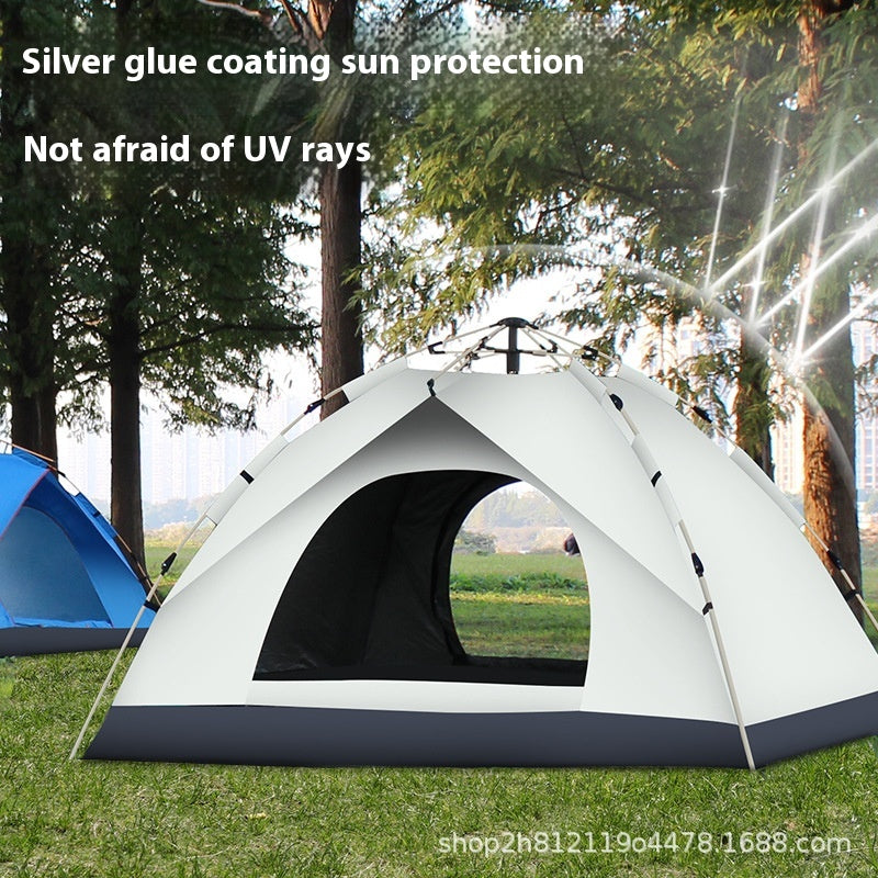 Tent outdoor folding portable camping equipment supplies automatic quick opening camping outdoor sun protection indoor