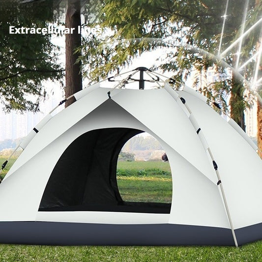 Tent outdoor folding portable camping equipment supplies automatic quick opening camping outdoor sun protection indoor