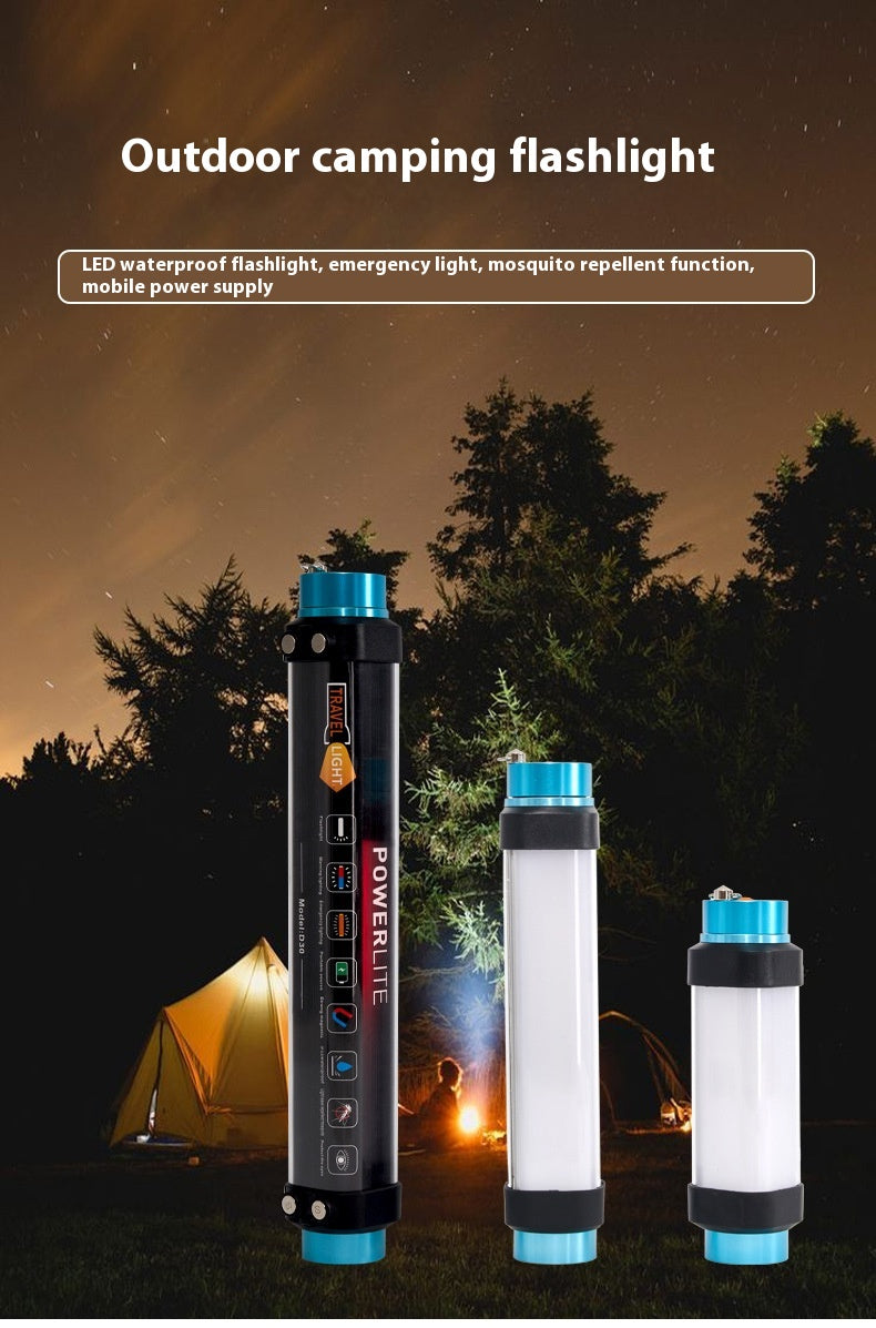 Amazon new lamp camping lamp led multi-function waterproof camping tent lamp magnetic charging mosquito repellent emergency lamp